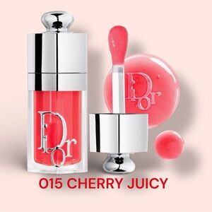 'Dior Addict Lip Glow Oil Reacts With PH Lip, Shine -015 Cherry - Juicy  NWOT